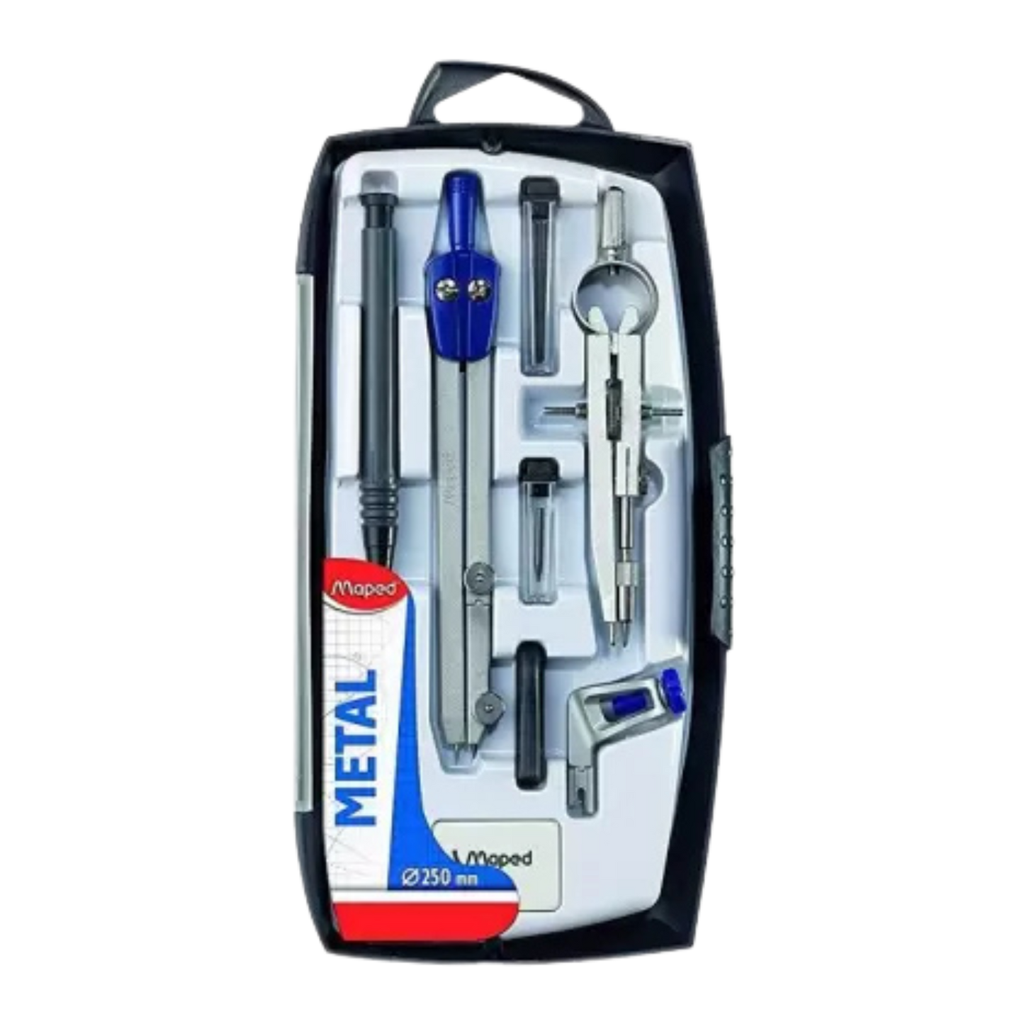 Maped Metal Compass Instrument Geometry Box Geometry Box (Multicolor)