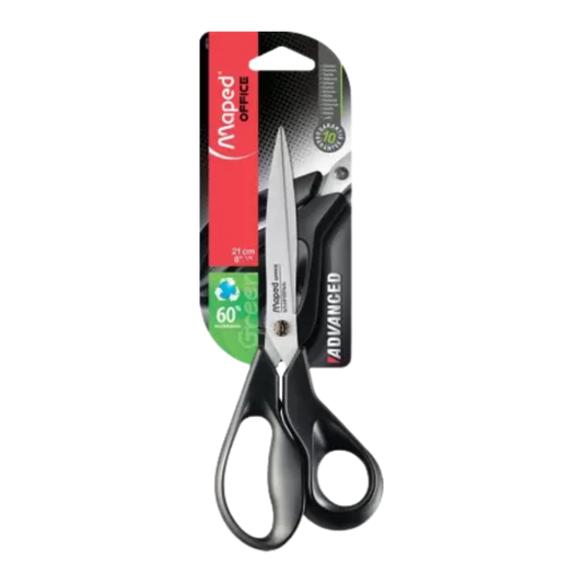 Maped Advance Green 21 Cm Scissors (Set of 1, Black)