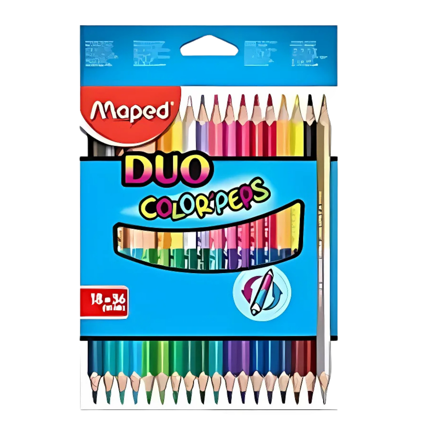 Maped 36 Trangular Shaped Color Pencils (Set of 1, Multicolor)