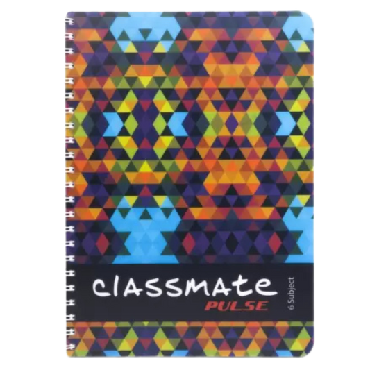 Classmate Pulse A4 Notebook Unruled 300 Pages (Multicolor)