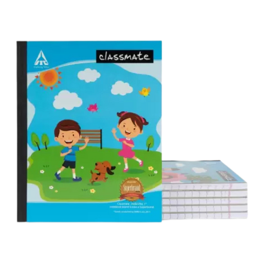 Classmate Notebook Regular Notebook Single Line 172 Pages (Multicolor, Pack of 6)