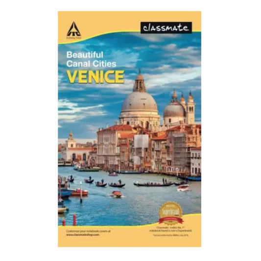 Classmate Longbook Regular Notebook Single Line 172 Pages (Multicolor, Pack of 12)