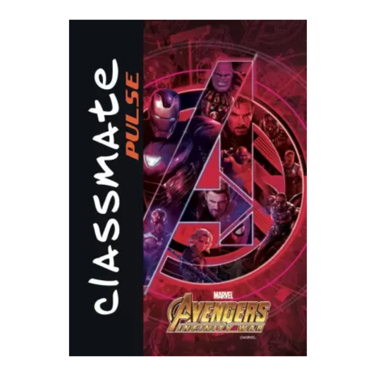Classmate Pulse A4 Notebook Single Line 180 Pages (Multicolor)