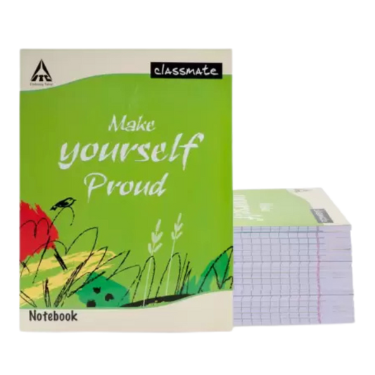 Classmate Notebook Regular Notebook Single Line 120 Pages (Multicolor, Pack of 12)