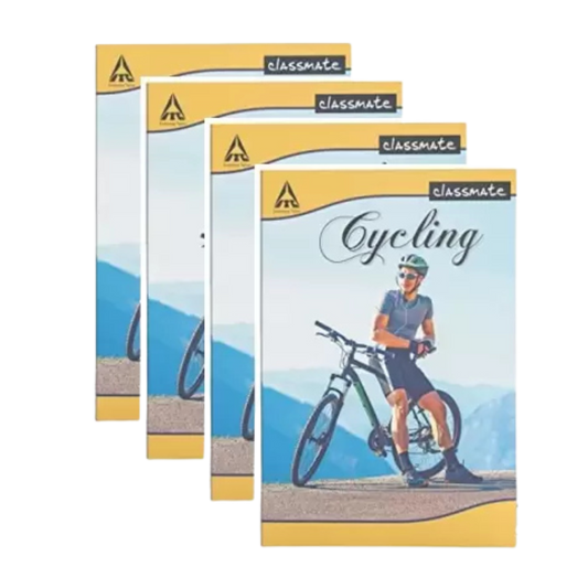 Classmate excercise book Regular Notebook Single-line(Ruled) 140 Pages (Multicolor, Pack of 4)